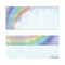 Great Papers! Rainbow Bright 2-Sided 8.5" x 11" Letterhead and #10 Envelope Scenic Stationery Set, 50 Stationery Sheets with 2-sided printing, and 25 Matching #10 Envelopes, Printer compatible